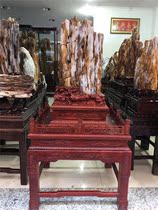 Lins tree jade Myanmar wood Yushu fossil case table decoration ornamental stone decoration 1912142828