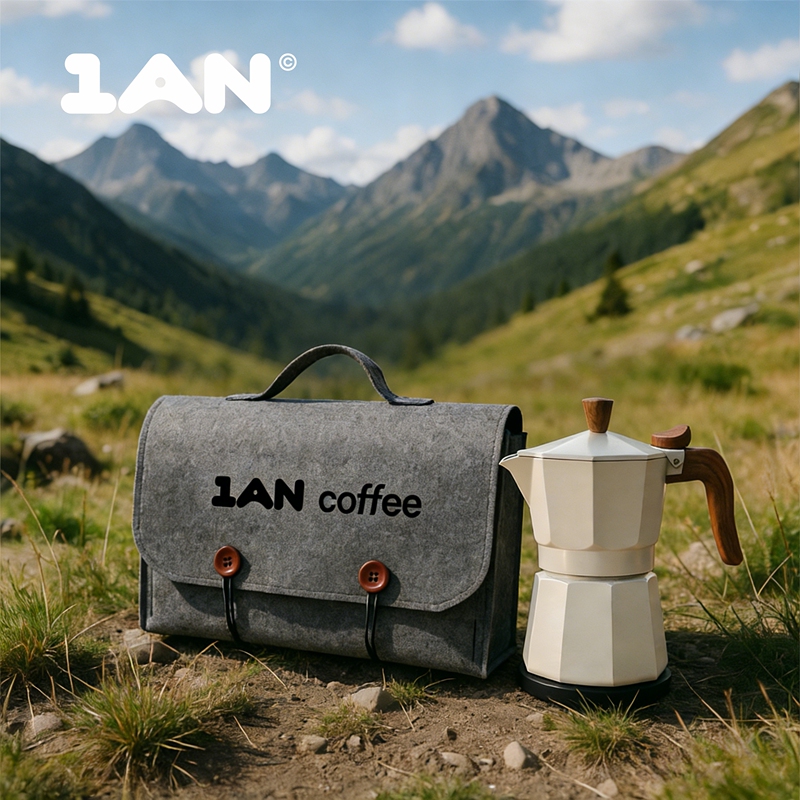 Moka Pot Storage Bag, Outdoor Coffee Equipment Travel Bag, Organizer Bag, Hand Grinder Equipment Bag, Storage and Organization Portable Bag