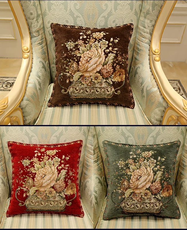 Gối đệm bọc phòng khách sofa da văn phòng với lõi gối lớn lưng đệm đệm giường giường Bắc Âu - Trở lại đệm / Bolsters Chăn gối ngủ văn phòng 3 in 1