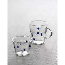 Spot Japanese original imported nitrate writer hand-blown Jade heat-resistant glass mug pig mouth Cup