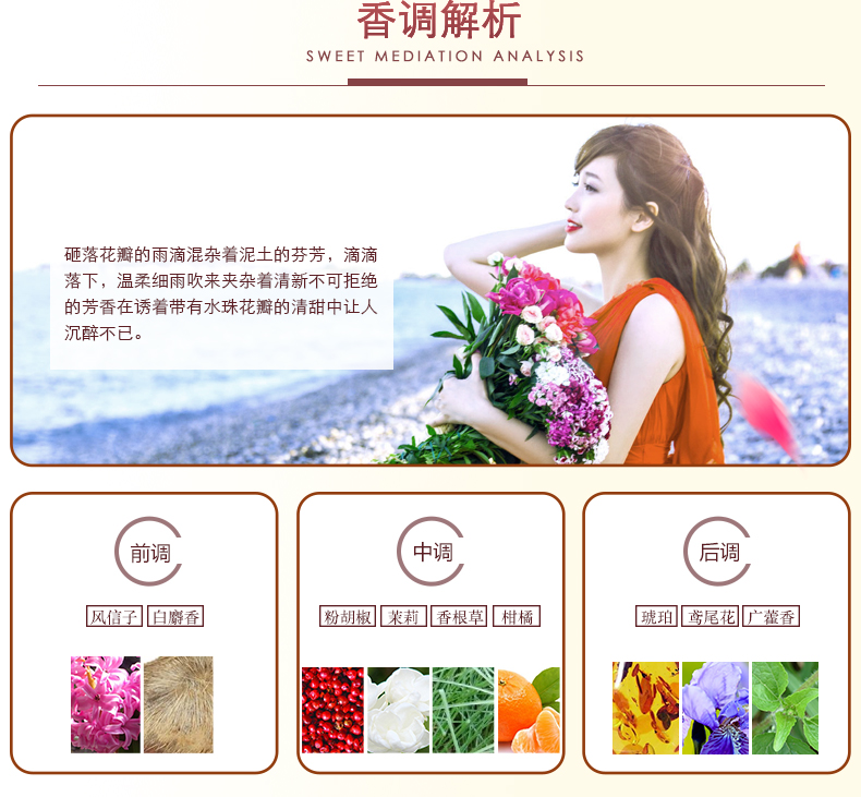 Authentic nước hoa Jialima lady hương thơm nhẹ kéo dài hoa nhài tự nhiên hoa hồng sinh viên màu xanh bùa mê 30ml - Nước hoa nước hoa khô