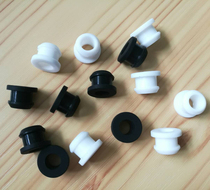 Inverted buckle through hole rubber double-sided coil inner diameter 2mm to 80mm wire ring through the coil seal ring black