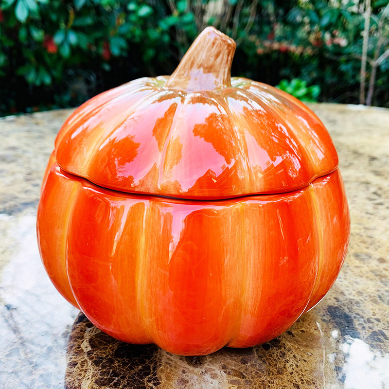 Ceramic Pumpkin Pendulum LOVELY CHILDREN GIFT DEPOSIT MONEY SILO HOME DECORATION DINING ROOM STORAGE TANK AMERICAN COUNTRYSIDE WIND