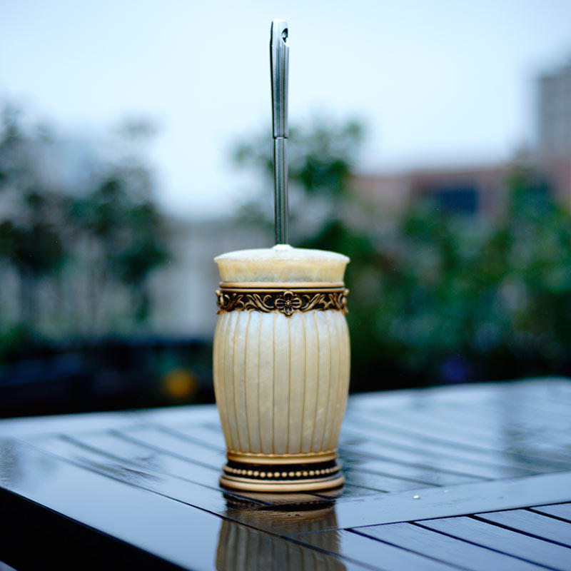 Toilet brush suit toilet brushed toilet brushed seat with plastic brush resin European-style toilet brush seat bathroom brush