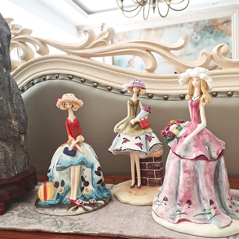 Ceramics Home See Ladies Furnishing Ladies Decoration Pendulum Girl Birthday Gift Au Goddess Art Adornment