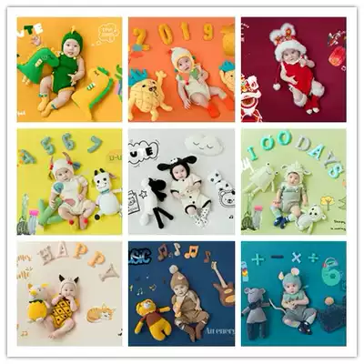 Children's photo studio Newborn baby theme clothing props photo photography 100 days photo 100 days creative theme baby