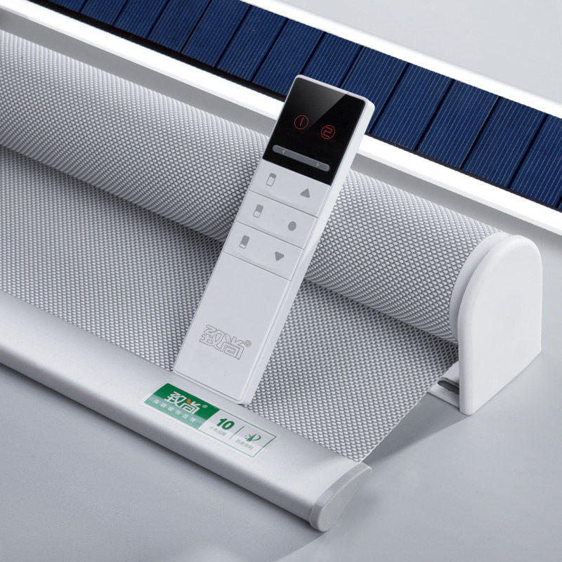 Chengshan charging roller blind sunshade motor remote control electric roller blind remote control intelligent sound control curtain office lifting