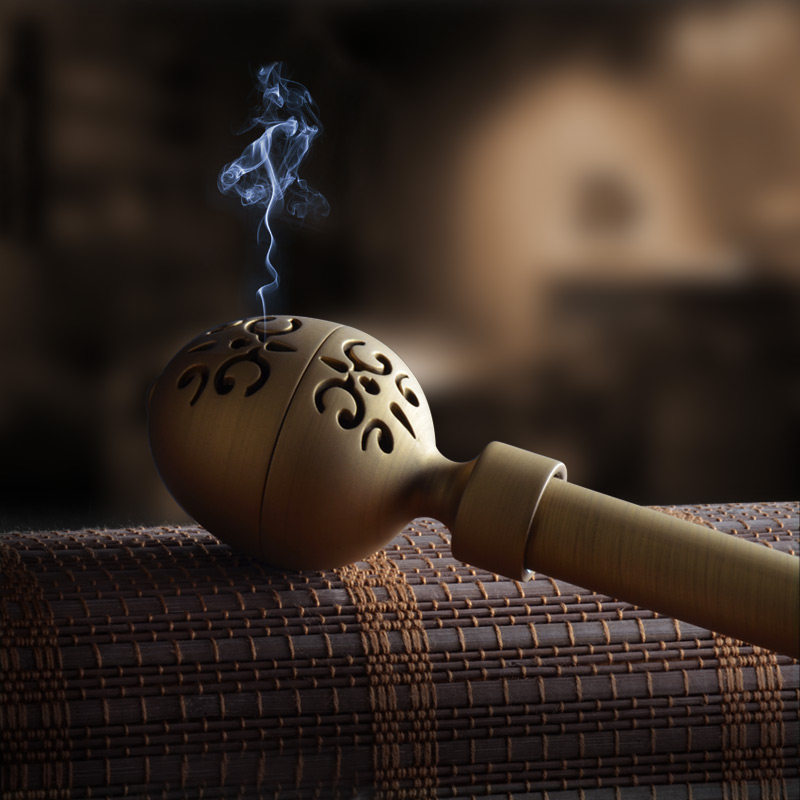 Zhishang new Chinese style curtain rod simple load-bearing custom curtain track Roman rod single rod double rod curtain accessories