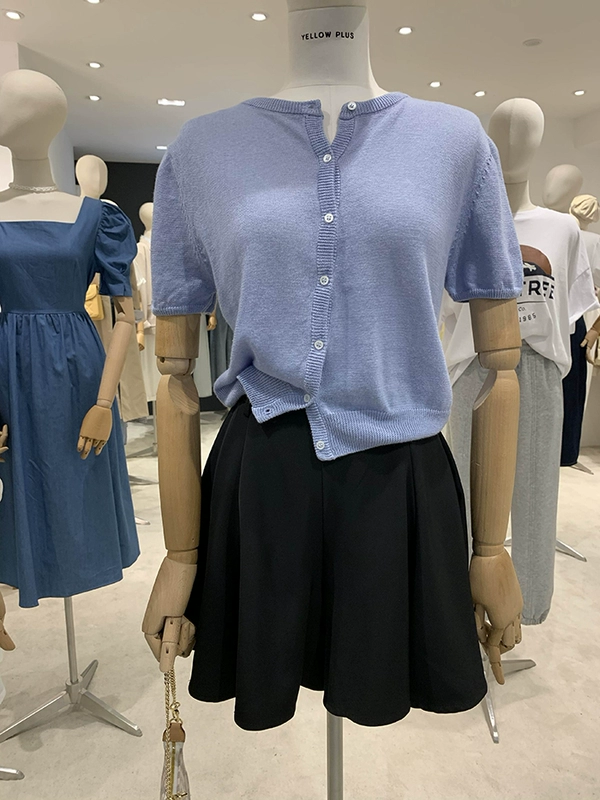 Khí tiết cổ điển hoang dã là quần voan mỏng giản dị nữ 2020 hè mới Hàn Quốc phiên bản quần ống rộng ống rộng - Quần short