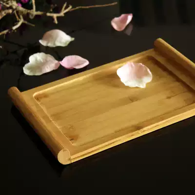 Bamboo tray Roll Bamboo product tray Tea tray Fruit tray Sushi Shengtai Cuisine Sashimi holder Book roll Sushi plate