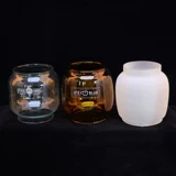 Дорожное белое масло для кемпинга, янтарный стеклянный абажур, аксессуары