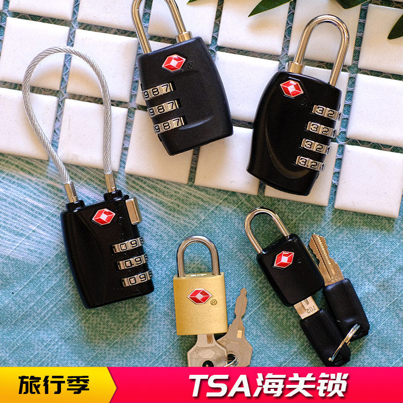 TSA Customs Lock Suitcase suitcase Suitcase Suitcase Suitcase Luggage Lock Fitness Room Padlock Mini Airlock