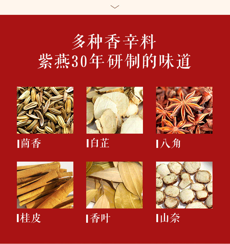 紫燕百味鸡 招牌百味鸡550g+香酥鸭400g 礼盒装 图4