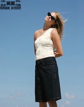 Motel Rocks Womens UK direct mail UO new Moira one-shoulder flower decorated vest