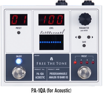 Japanese original Free The Tone PA-1QA acoustic guitar effector 10-band equalization