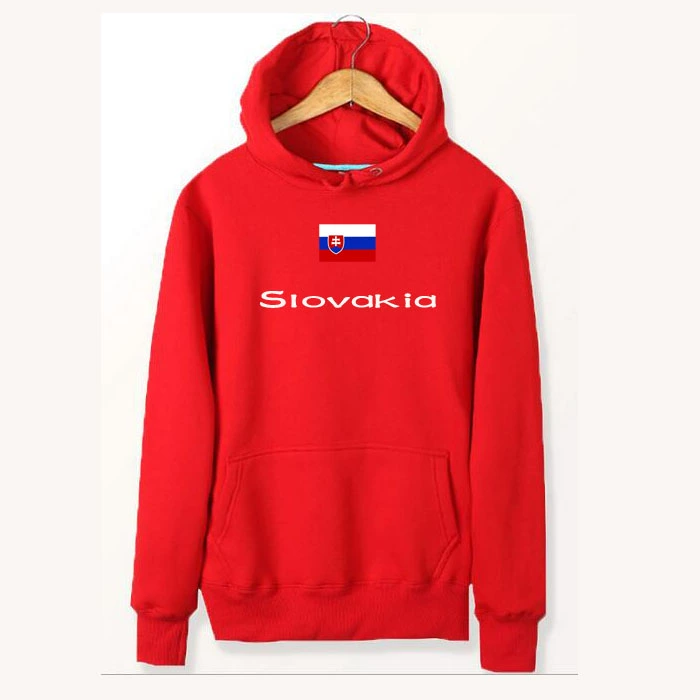 Áo len lông cừu cờ Slovakia Áo len thể thao và giải trí Slovakia áo pull cotton tinh khiết có thể được tùy chỉnh - Thể thao lông cừu / jumper