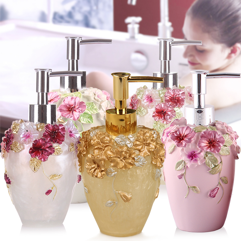 High End Split Lotion Bottle Suit Creative Press hand sanitizer bottle body lotion Bath Foam Bottle Home Upscale Empty Bottle