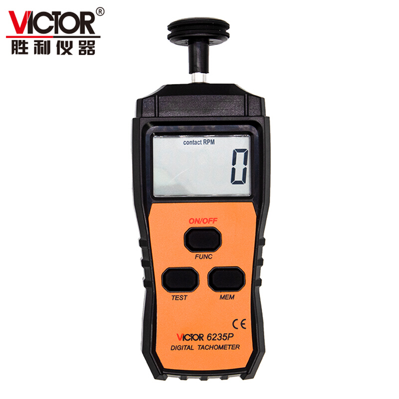 VICTOR Victory VC6235P Digital Display Tachometer Contact Portable Tachometer