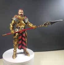 Four Knight Mythical Legion McFarlane 1 12 model hand-run medieval Golden Knight Crusader gun weapon