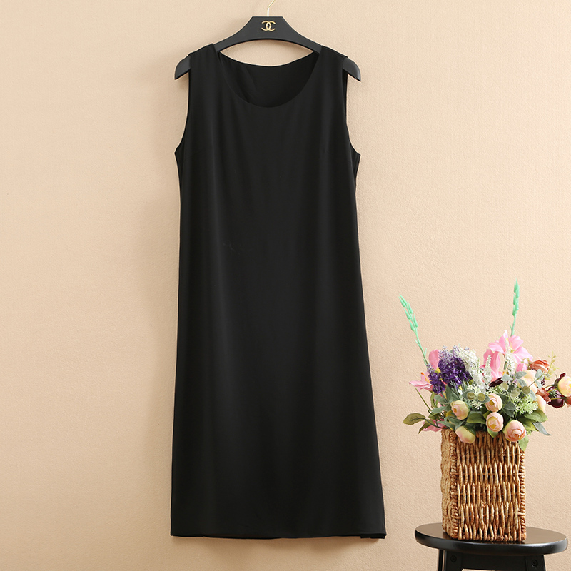 Váy vest voan dài phần lớn size mới mùa hè không tay đầm cổ tích mùa xuân và váy mùa thu váy đầm áo ba lỗ nữ