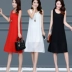 Váy vest voan dài phần lớn size mới mùa hè không tay đầm cổ tích mùa xuân và váy mùa thu váy đầm áo sơ mi trắng nữ Áo ba lỗ