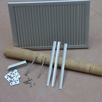 Boutique cabinet doors shoe cabinet doors aluminum alloy breathable shutter doors and accessories customized shutter door materials