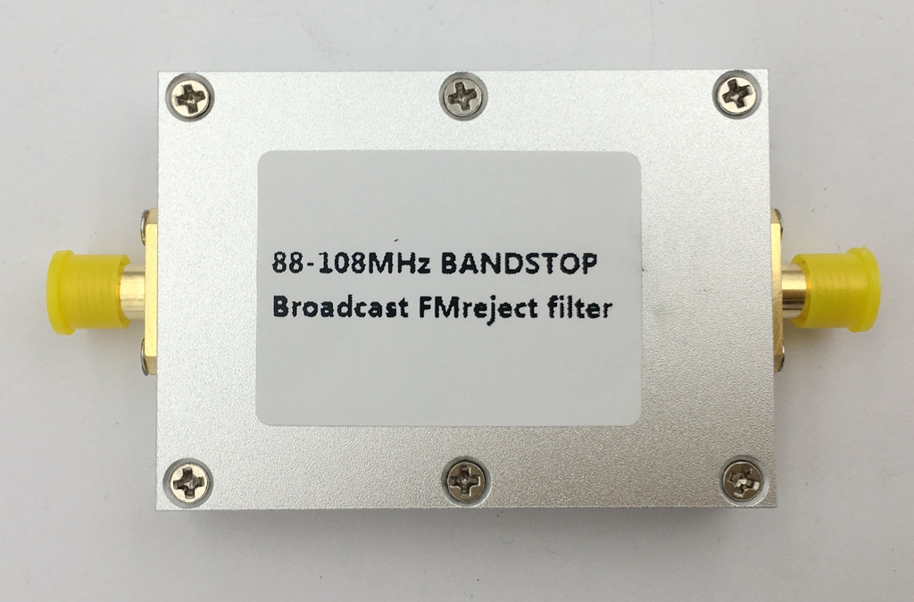 88-108MHZ band rejection filter
