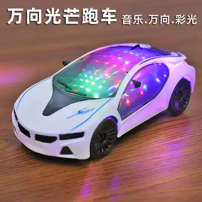 Children's light music universal wheel electric toy car simulation Electric Universal car car model boy toy