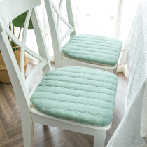 Simply Nordic chair cushion all cotton four seasons general cushion cushion cushion cushion Horse hoof-shaped buttock household anti-slip