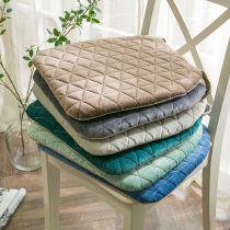 Fall and Winter thicker plush chair cushion horseshoe shape Nordic simple anti-slip modern stool cushion can be removable pure color