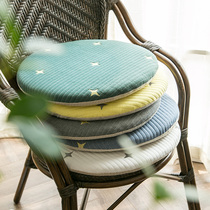 Whole cotton chair mat with round stool cushion thick tatami cushion can be removed from home butt mat soft ground