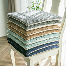 Simply Nordic thick plush chair mat pure cloth artist cushion office chair butt cushion modern