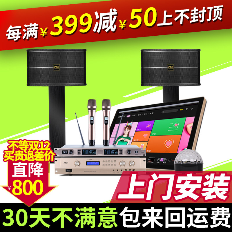 PUK Ace Professional Family ktv Audio Set Full Set of Home Singing Karaoke Speakers Equipment