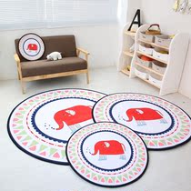 Nordic INS Net red cartoon slow rebound round plush carpet living room bedroom photo decoration children cushion