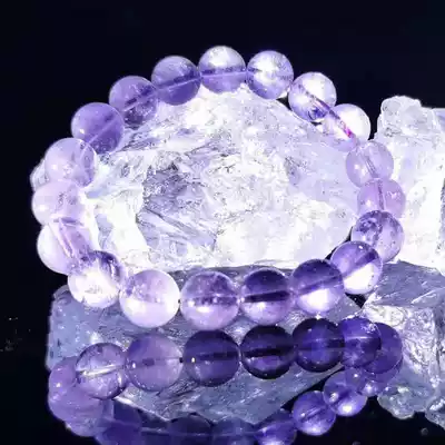 And beauty Crystal lavender amethyst strings