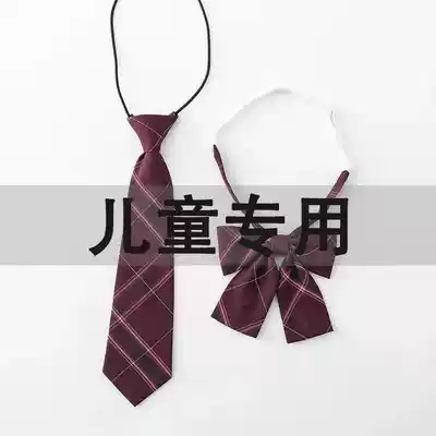 Liang kindergarten primary school student Shahua collar with children Girl JK collar flower bow matching school uniform skirt tie
