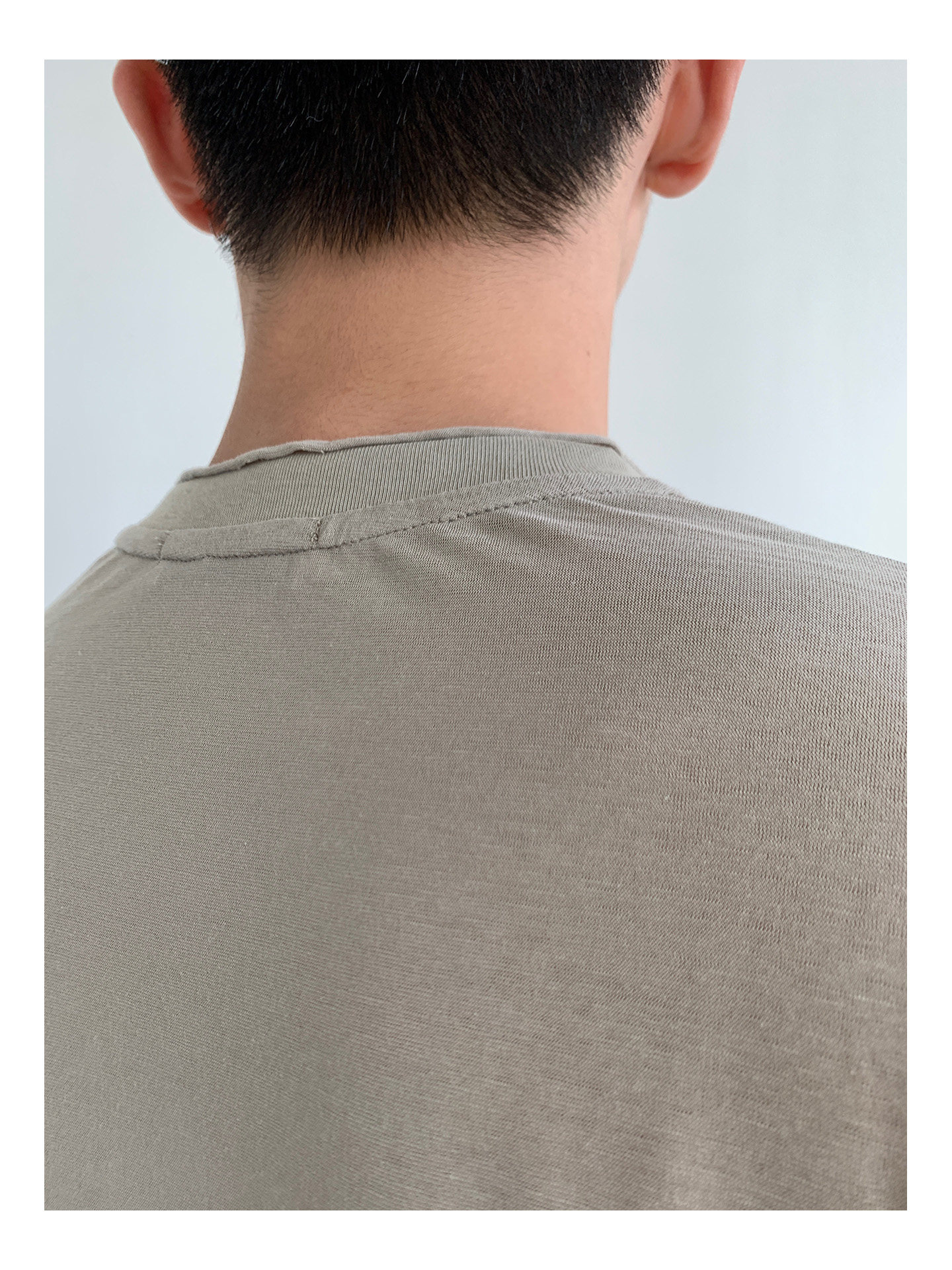 MION Henley Rolled-Edge Long-Sleeve Tee