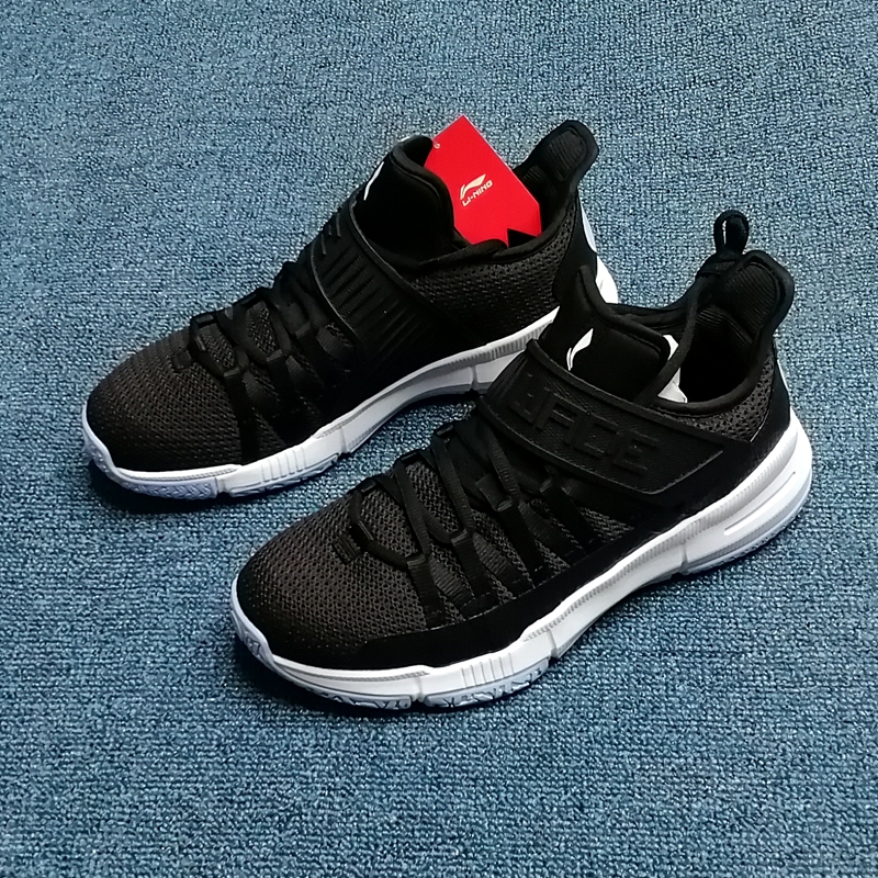 2018 Xia Li Ning Wade loạt đầy đủ lĩnh vực chống sốc lĩnh vực đám mây hấp thụ giày bóng rổ Velcro ABCN017-1 giày sport nam