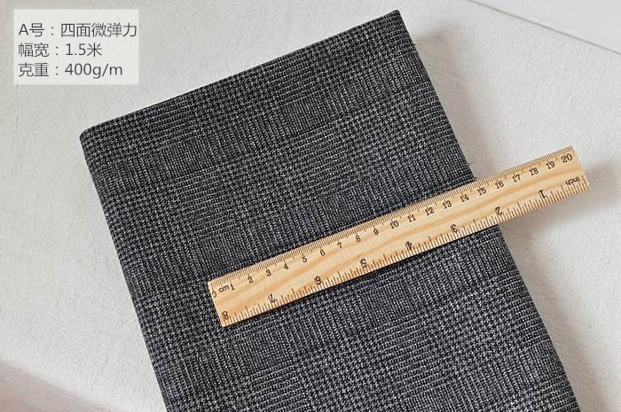 Mới cổ điển houndstooth căng phù hợp với vải mùa xuân mỏng phần thủ công DIY quần vest vải vải cotton gai