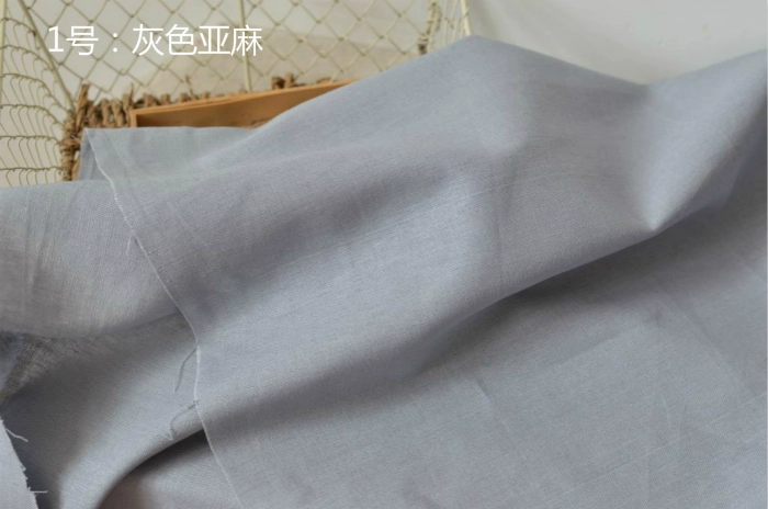 New Vintage Gió Mềm Rắn Rửa Linen Vải Áo Váy Handmade TỰ LÀM Đồng Bằng Linen Bông Vải