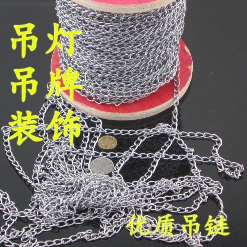 Fine iron chain melon chain chain chain hanger chain hanger chain sub slim galvanized chain decorative chain pendant lamp chain