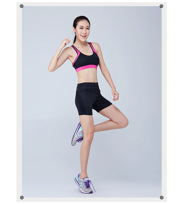 Quần lót thể thao nữ TEAING BRA với miếng đệm ngực mở rộng dây đeo giảm xóc hỗ trợ chạy bộ thể hình yoga áo lót thể thao