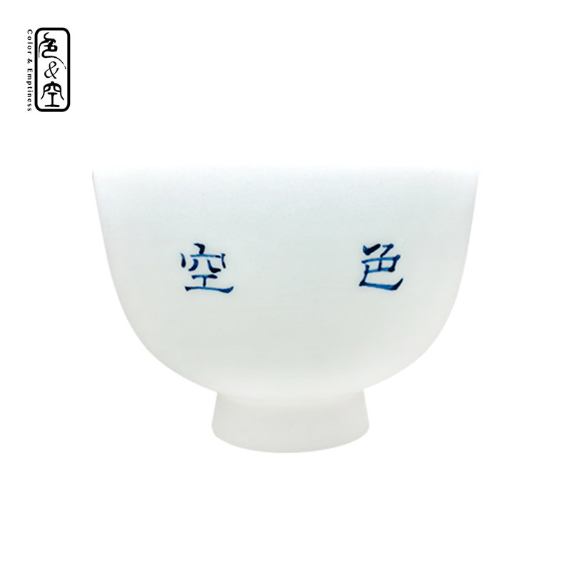 Art Sea Heart Normal Color Empty Art Color Empty Drum Color Empty Sound Cup Prajna Cup Orchid Cup Brocade Box Packaging Master Cup