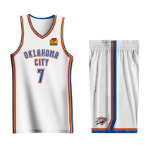 Gidicet-Holmgren 7 City Edition black jersey custom suit plus size group purchase Thunder basketball uniform