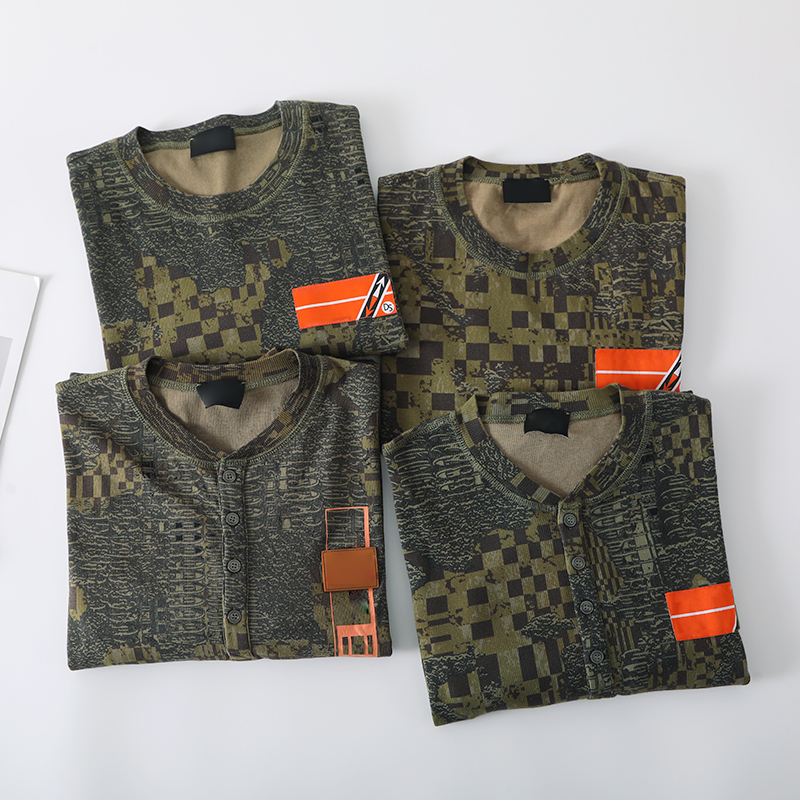 0226【Cat's Choice】Diesel Army Green Camouflage Print Long/Short Sleeve T-Shirt (No Free Shipping)