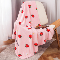 Children blankets double layer thickened flange suede cloud blanket Cartoon Coral Suede Quilt Office Nap Blanket Cover Leg Blanket Winter