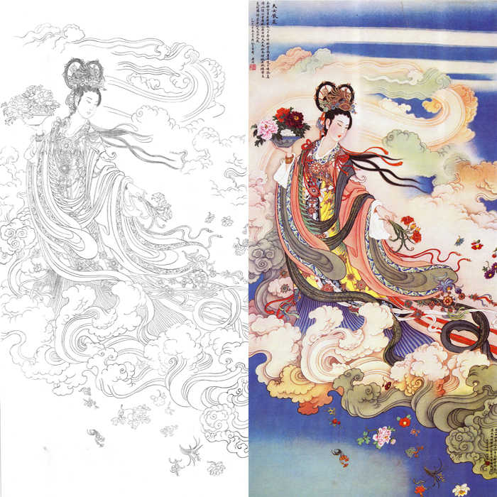 黃均 仕女圖 黃均-仕女｜2019夏拍- 帝圖拍賣- 領銜全台書畫文物類第一拍賣品牌