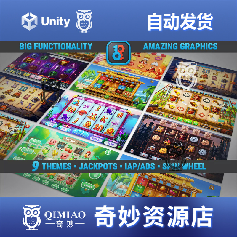 Unity Mk Slot Bundle Modern Casino Template 2.0 Package Update Source Code