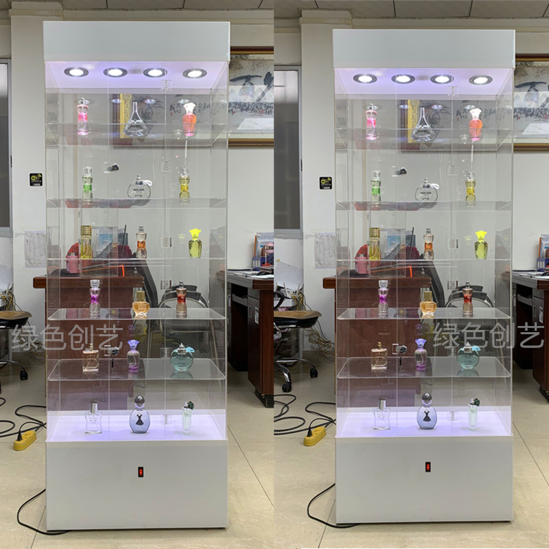 Plexiglass acrylic display cabinet Cosmetics toy shelves Watches prizes Dental hand-made gift display rack