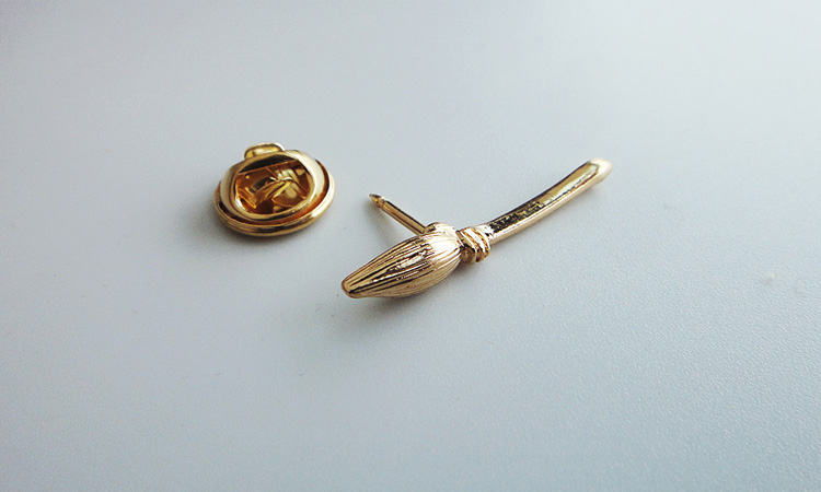 Harry Potter Quidditch Silver Death Hallows Mark Magic Broom Gryffindor Slytherin Trâm trâm hoa cài áo